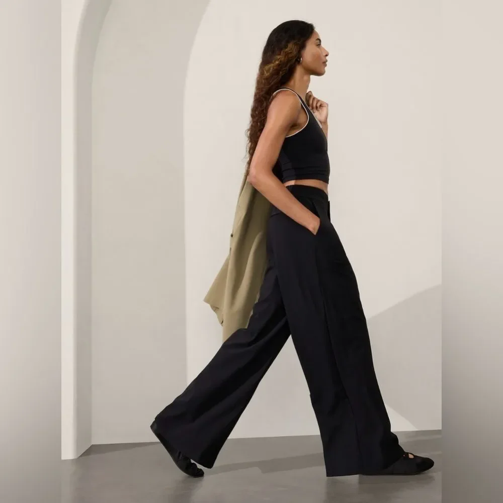 Athleta Pinnacle High Rise Trouser // Black - Picture 7 of 15
